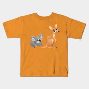 Cute Australian Animals Kids T-Shirt